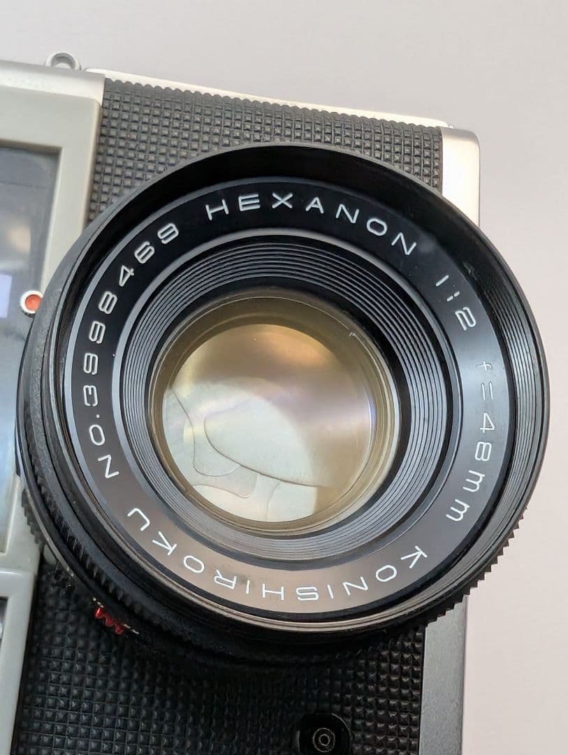 【動作OK】Konica SⅡ Hexanon 48mm F2【露出計反応あり】