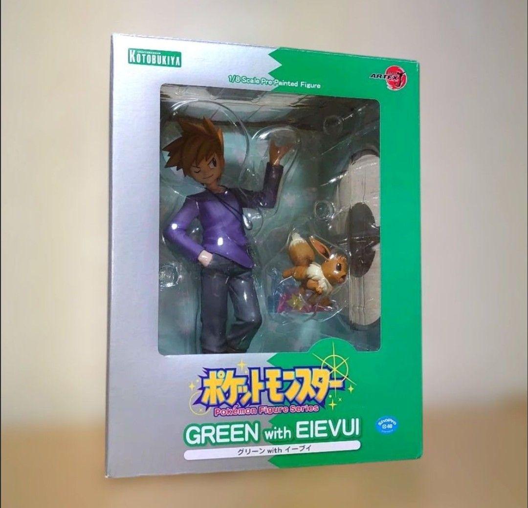 コトブキヤ ARTFX J ポケモン グリーン with イーブイ フィギュア