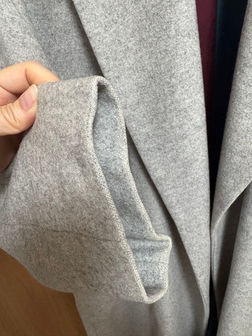 PS Paul Smith カシミヤ混ウール ガウンコート 38 ベルト付