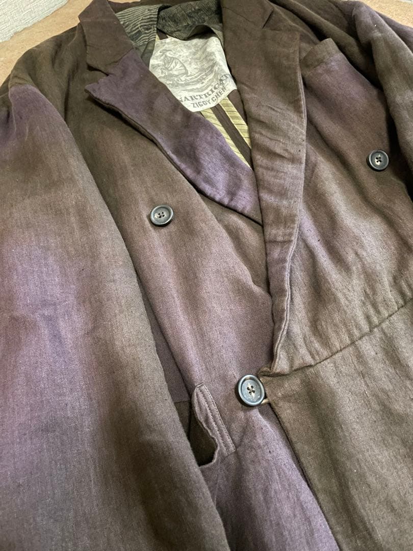 ZIGGY CHEN 25SS JACKETダブルブレステッド　ジャケット