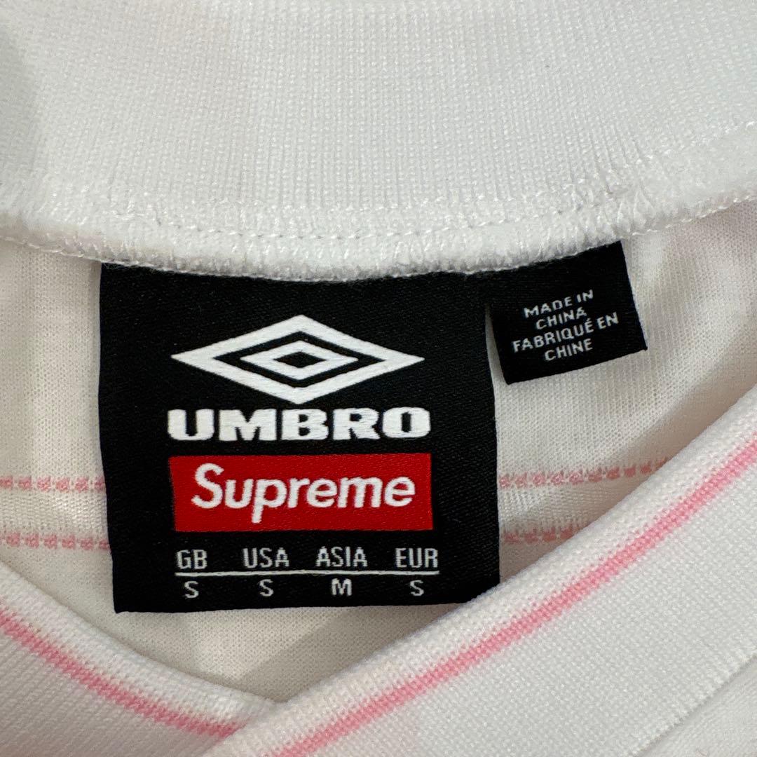 Supreme Umbro ストライプ Tシャツ S/M