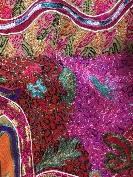 インド製手刺繍ストール