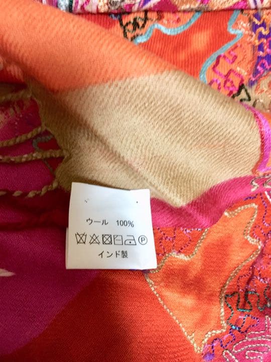 インド製手刺繍ストール