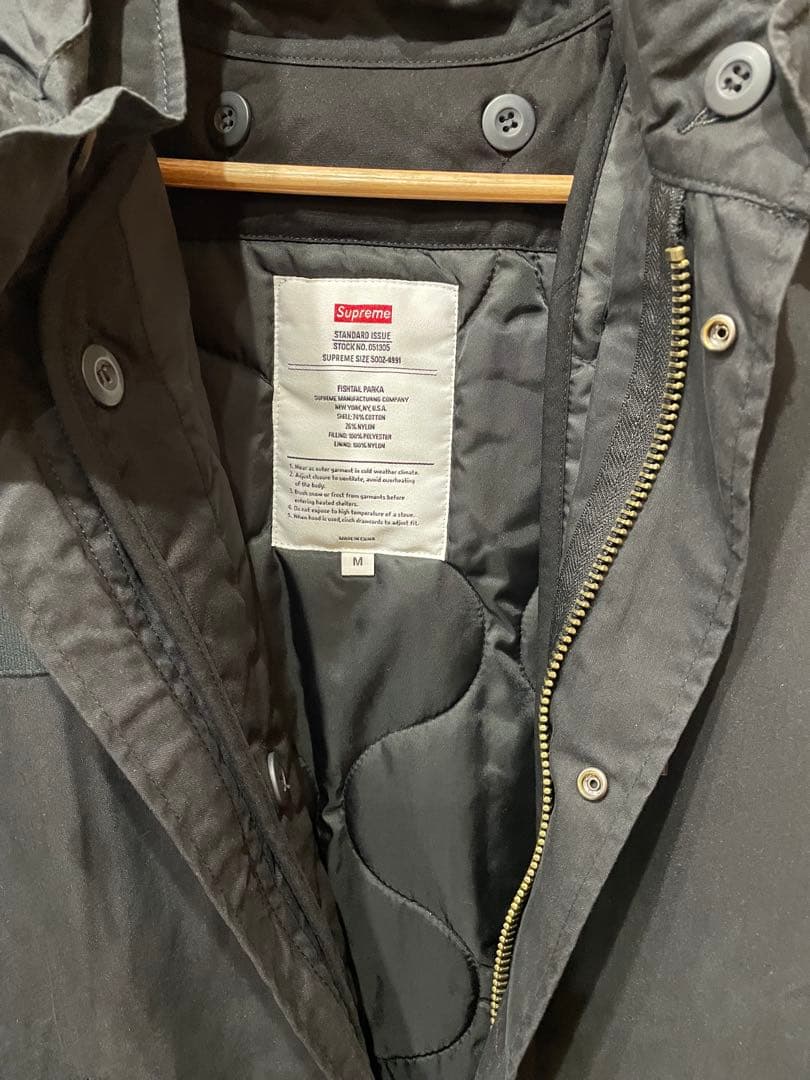 ジャケット・アウター Supreme Futura Fishtail Parka \"Black\" M