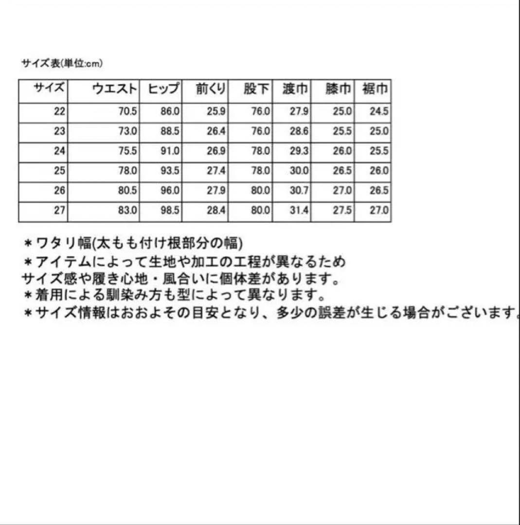 SHISHIKUI デニム　ストレートジーンズ　MID 25インチ