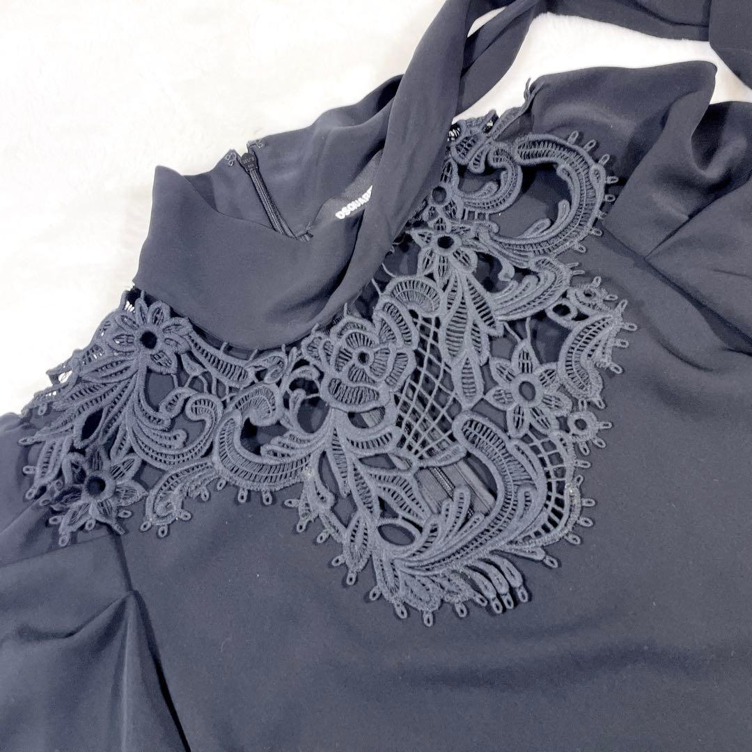 DSQUARED2 ディースクエアード 刺繍 ワンピース ブラック 38 M