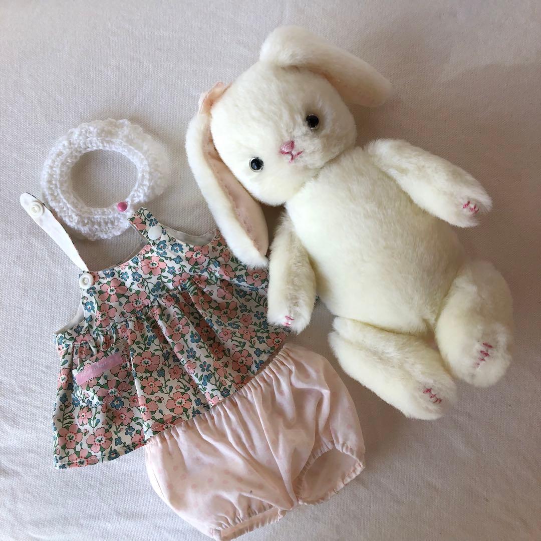 ハンドメイド　ふわふわロップイヤーちゃん　うさぎのぬいぐるみ