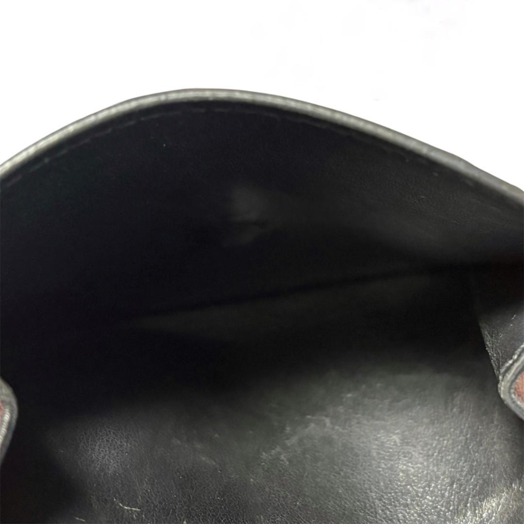 【極上品】Celine⭐セリーヌ【トリオンフ】シルバー金具 折り財布 ブラック