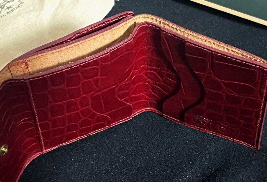 イルビゾンテ IL BISONTE 財布 ウォレット ワインレッド