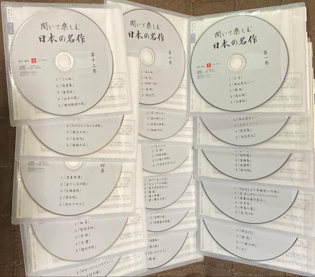 朗読CD 日本の名作 16巻 +河童 芥川龍之介 完全版 2CD137分 橋爪功