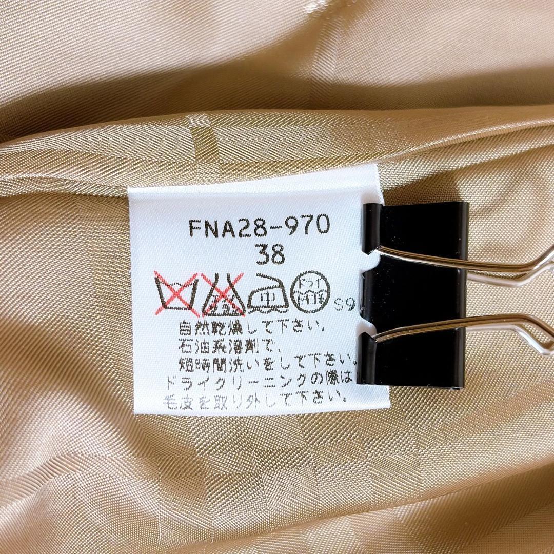 美品 カシミヤ100% バーバリーロンドン　ロングコート　リアルファー