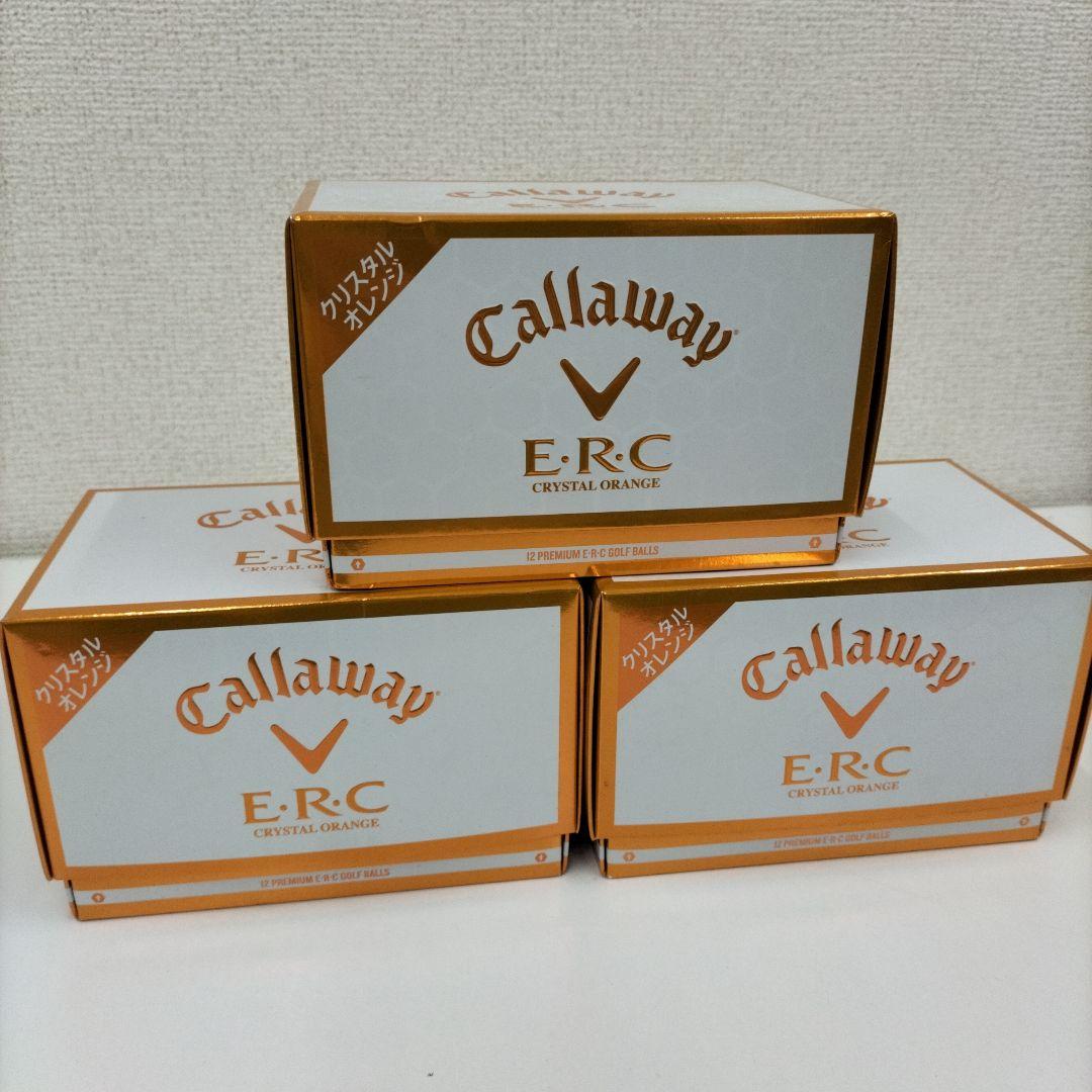Callaway ERC ゴルフボール 36個セット クリスタルオレンジ