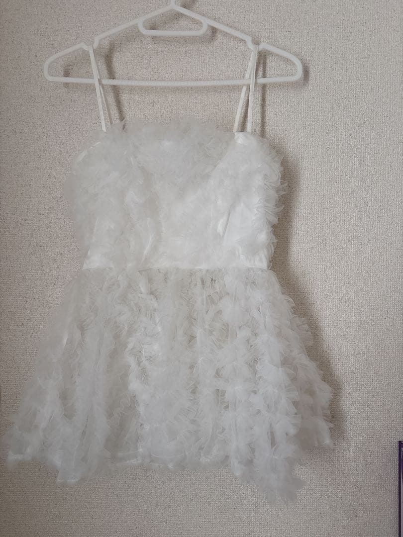 snidel チュール刺繍ベアペプラム TOPS
