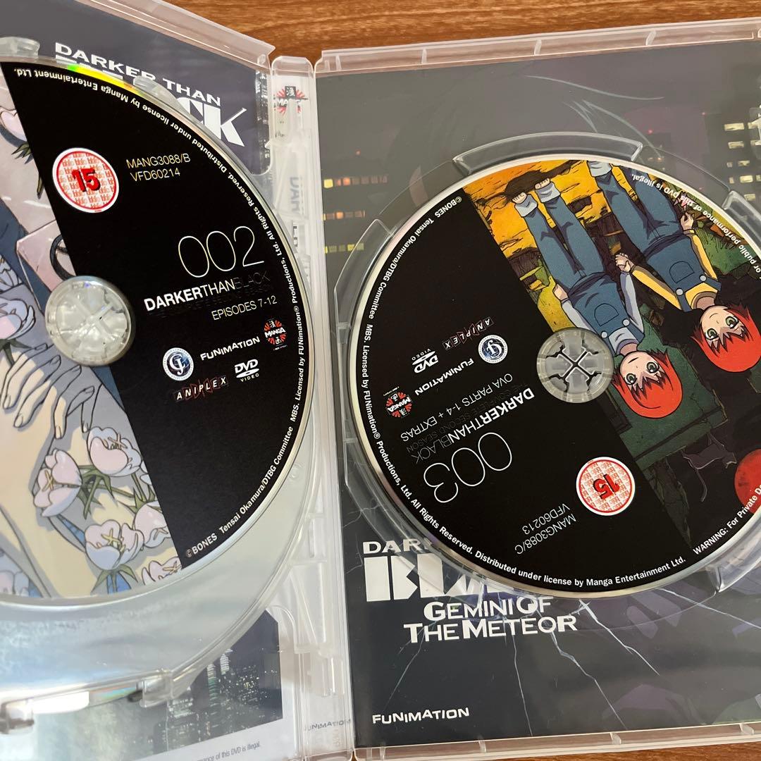 Darker Than Black 海外正規版　1st 2nd シーズン DVD