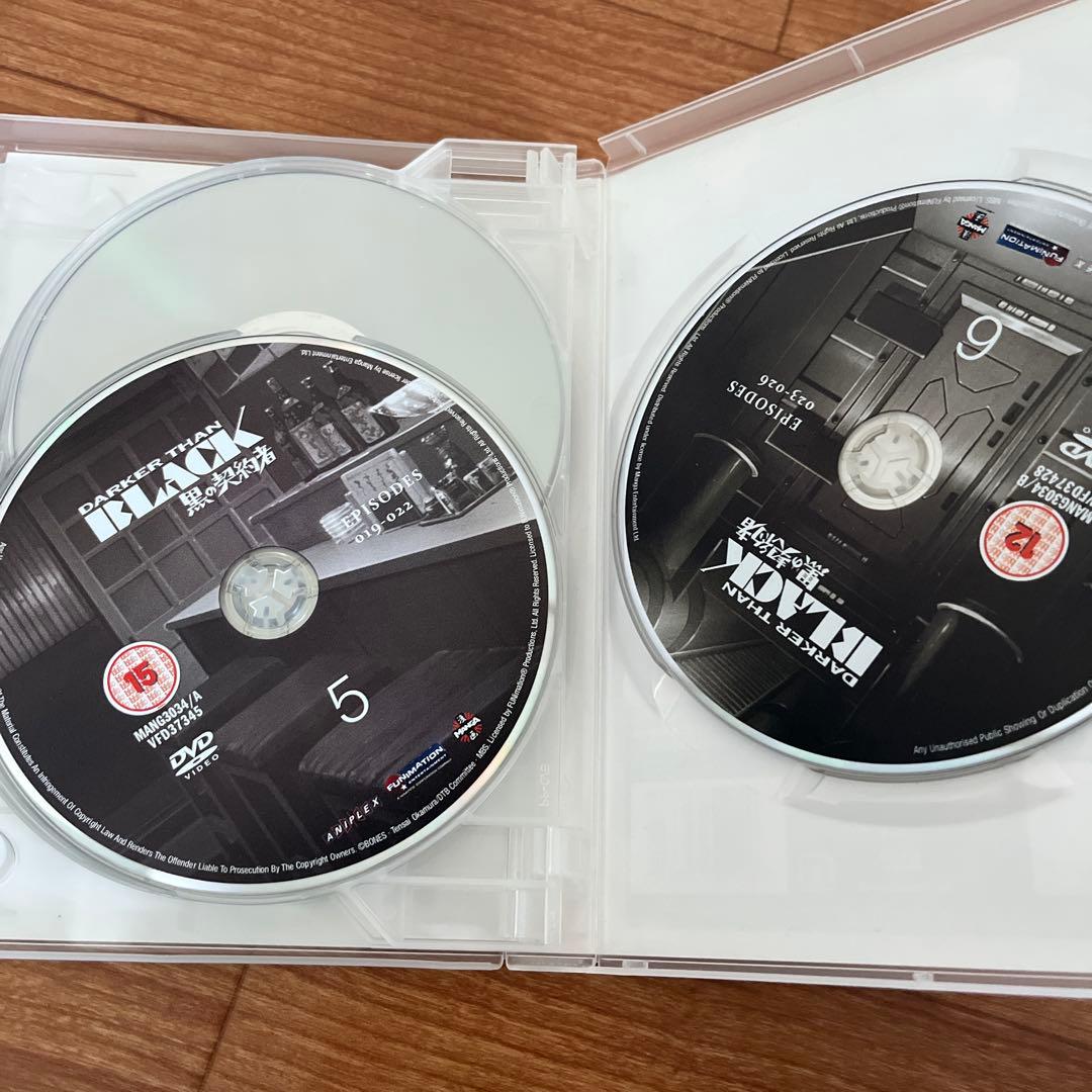 Darker Than Black 海外正規版　1st 2nd シーズン DVD