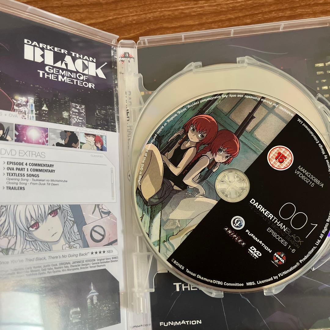 Darker Than Black 海外正規版　1st 2nd シーズン DVD
