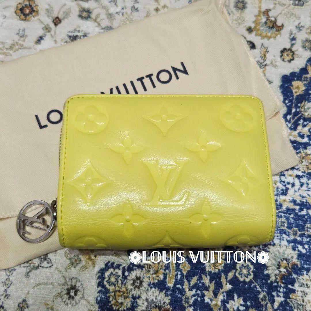 ま*い様 ルイヴィトン ポルトフォイユ ルー クッサン 財布 イエロー