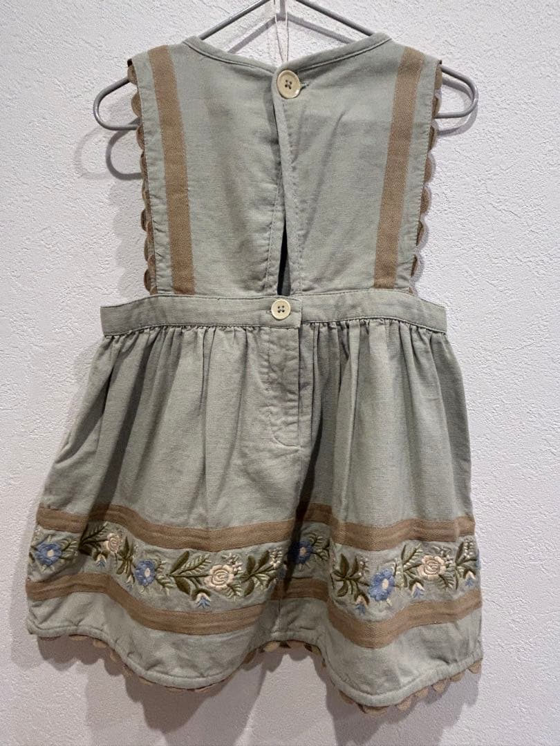 ワンピース Apolina Gerdy Pinafore Eau de nil 2-3y