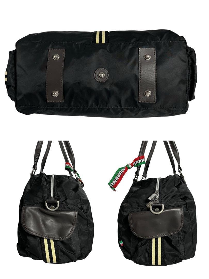 オロビアンコ　2way ミニボストンバッグ　ナイロン　黒　大容量　324