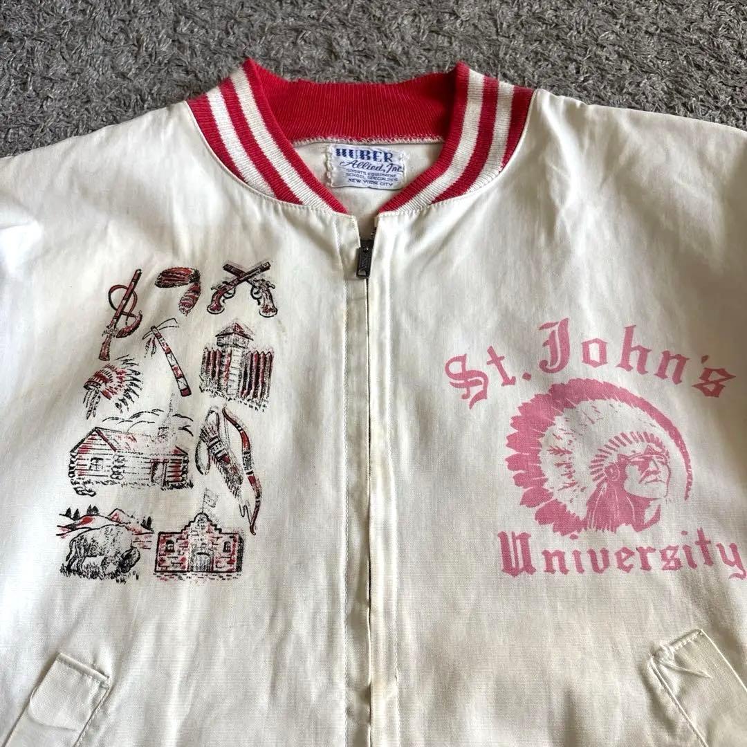 60s Indian インディアン　コットン　ブルゾンUSA製　ヴィンテージ