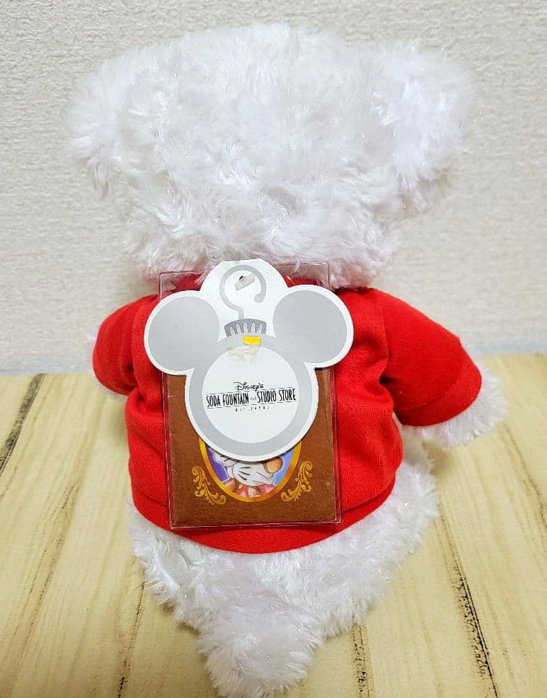 ディズニー　WDW限定　ホワイト　ダッフィー　ぬいぐるみ　タグ付き美品　美顔
