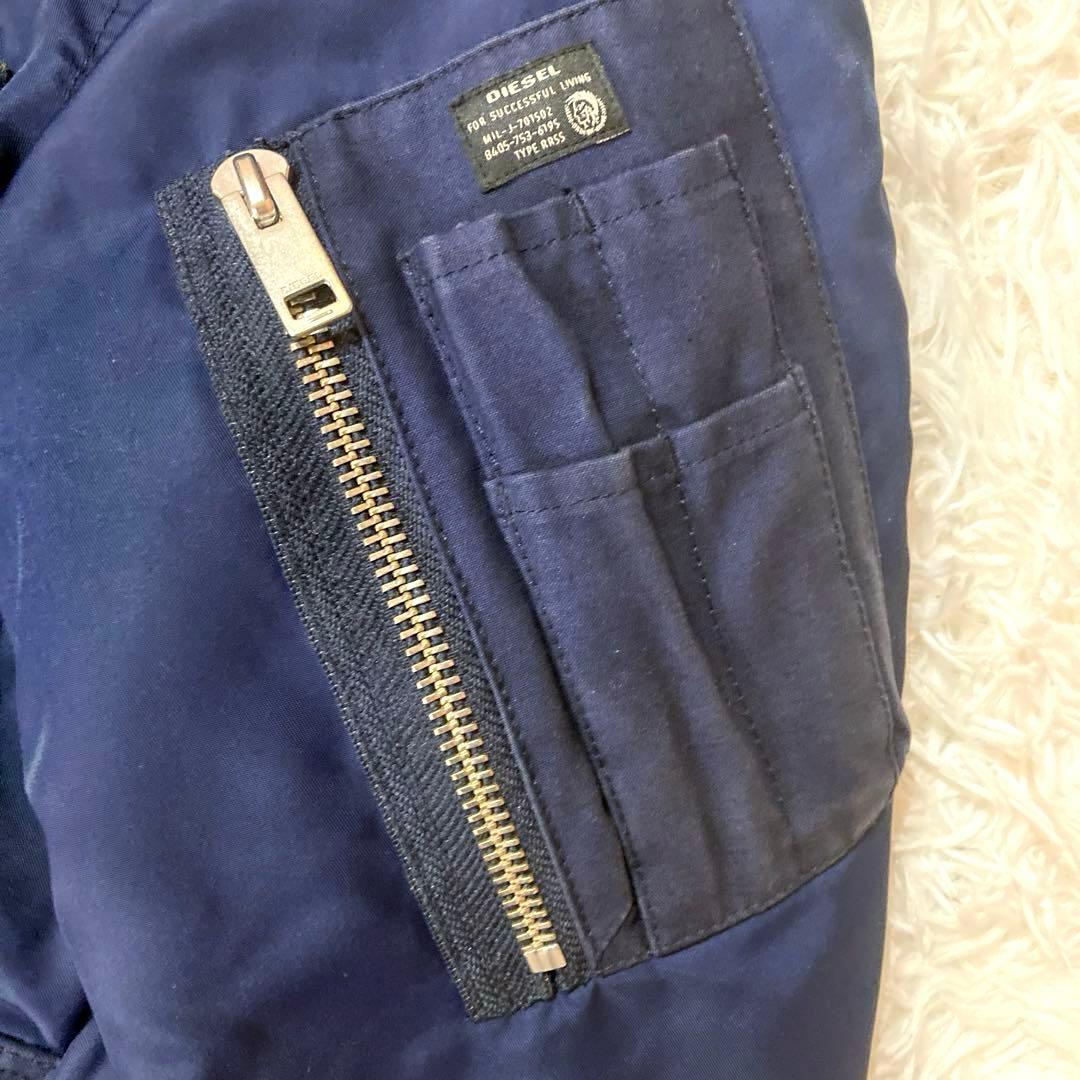 【DIESEL】B-15タイプ 2WAY ボア着脱可能　L ネイビー