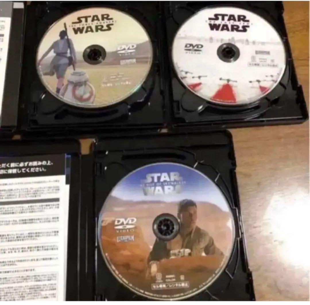 スターウォーズエピソード7.8.9DVD❤️セットです。吹き替えあり