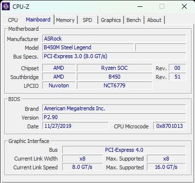 【動作確認済】ASRock Steel Legend B450M マザーボード