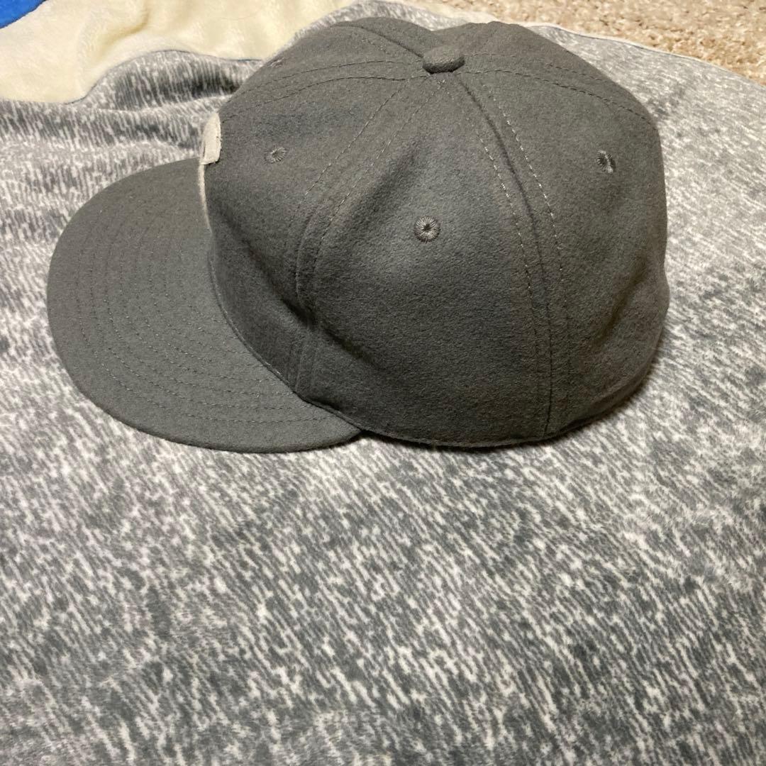 ネ*ョ様 【希少サイズ7 5/8】Supreme エベッツSロゴ　キャップ　グレ