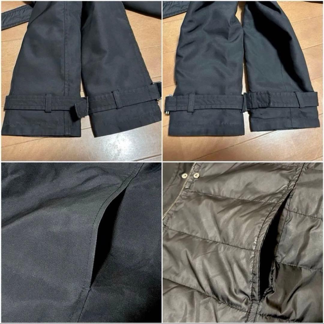 【本日のみ価格】S MaxMaraリバーシブルコート スタンドカラー　ダウン　黒