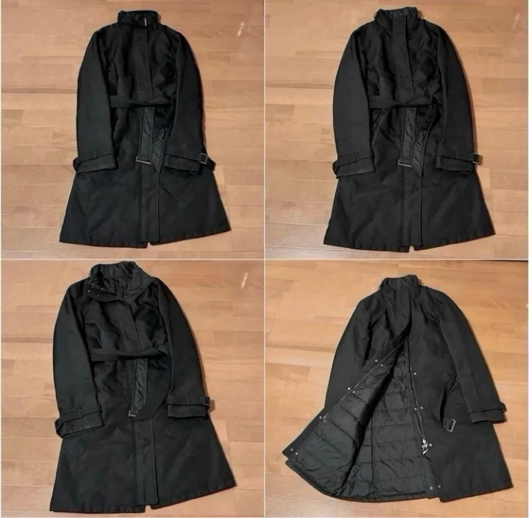 【本日のみ価格】S MaxMaraリバーシブルコート スタンドカラー　ダウン　黒