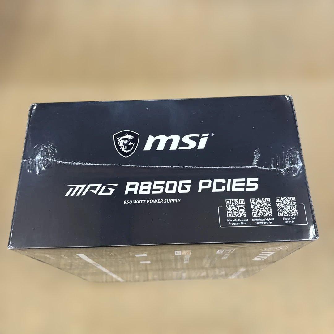 MSI MPG AB50G PCIE5 850W 電源ユニット