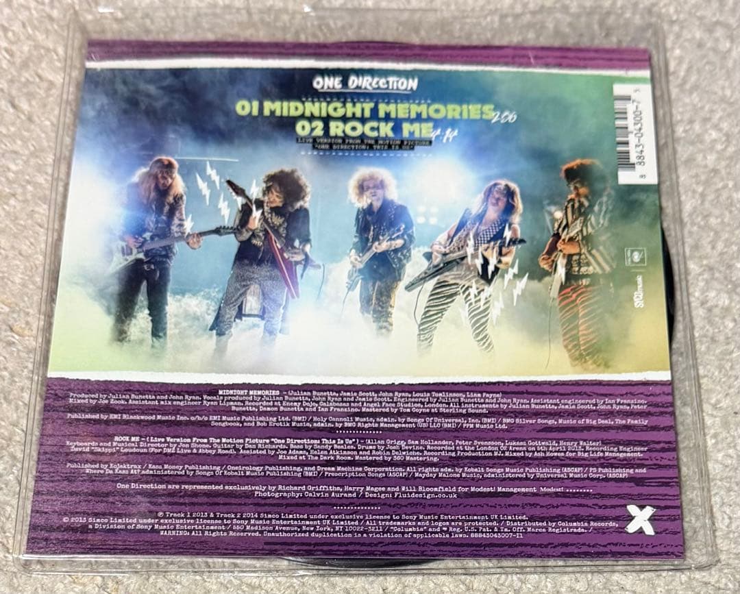 One Direction Midnight Memories ピクチャー盤7\"