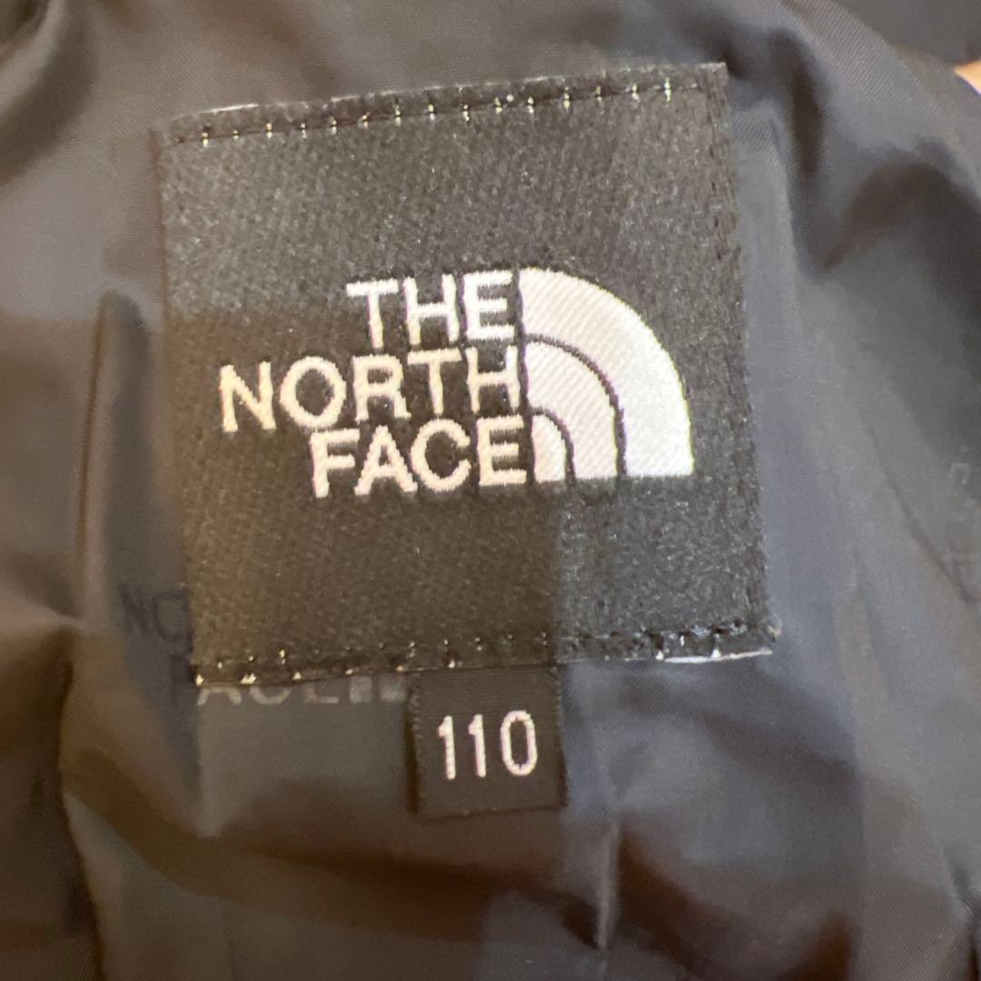 THE NORTH FACE 黒 キッズ　スキーウェア　ビブ　110cm