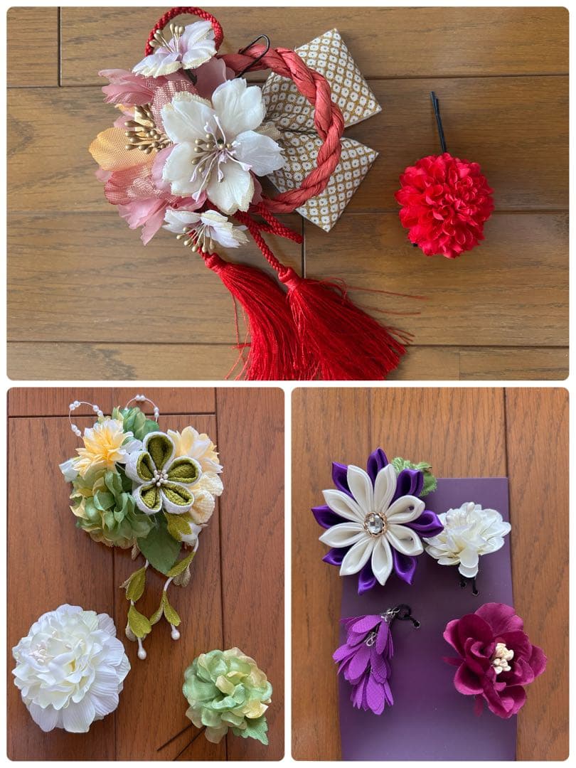 【美品】成人式　振袖フルセット　小物・髪飾り・草履付き