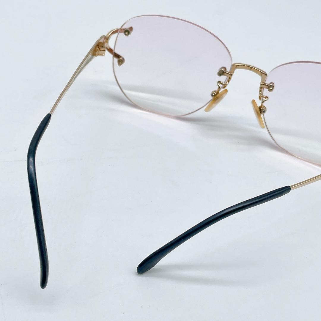美品 Yves saint Laurent リムレス サングラス m403