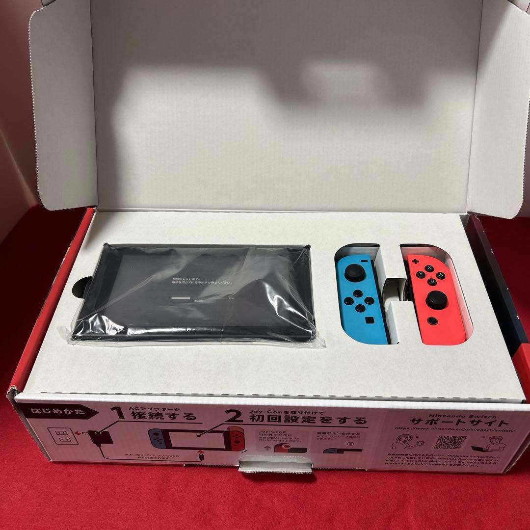 【極美品】ほぼ未使用 Nintendo Switch 本体 バッテリー強化版