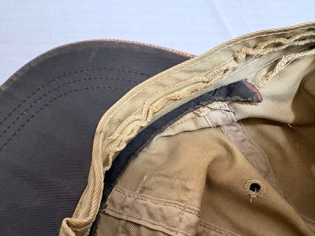 RRL レザーつば キャップ 犬パッチ L Ralph Lauren