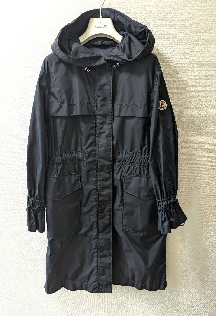 MONCLER モンクレール フード付き コート ネイビー