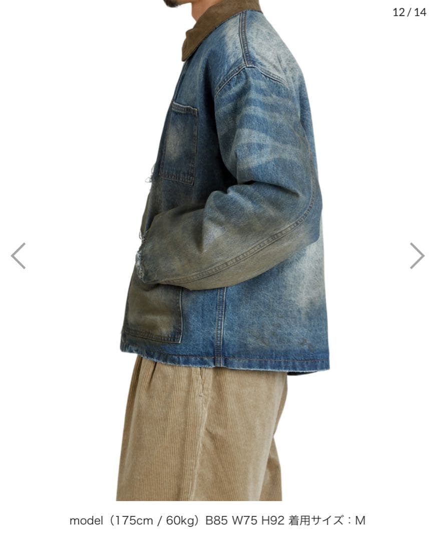 新品未使用BASKETCASE HAYSTACK denim jacket