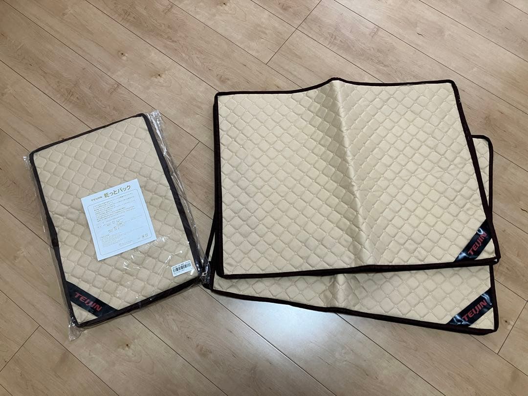 TEIJIN 乾っとパック ベージュ 大× 2 ・小× 2【未使用・開封済み】