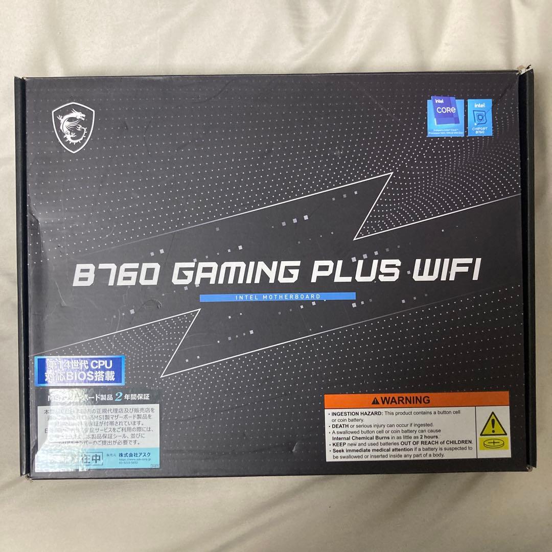 マザーボード MSI B760 GAMING PLUS WIFI lga1700
