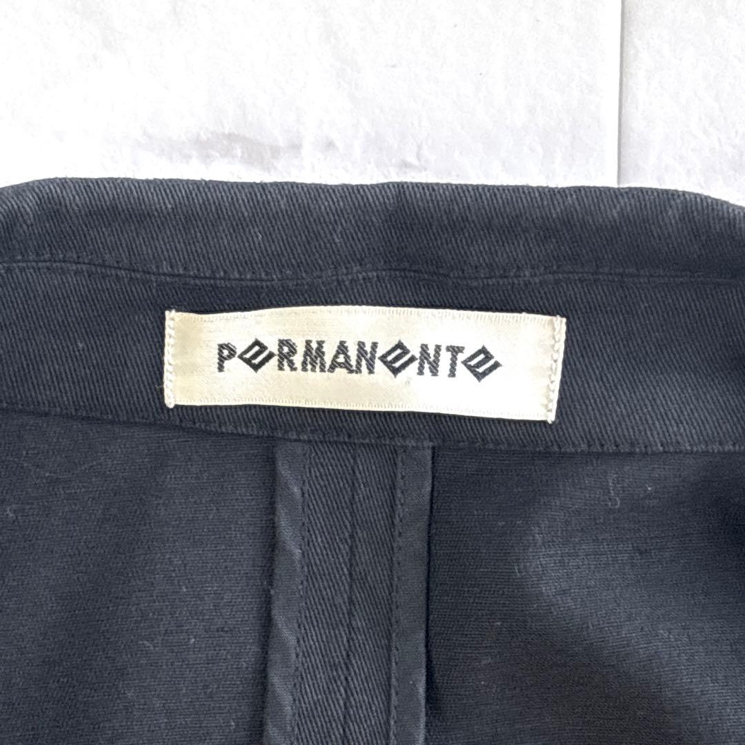 90s　ISSEY MIYAKE　 PERMANENTE　ロングジャケット 黒