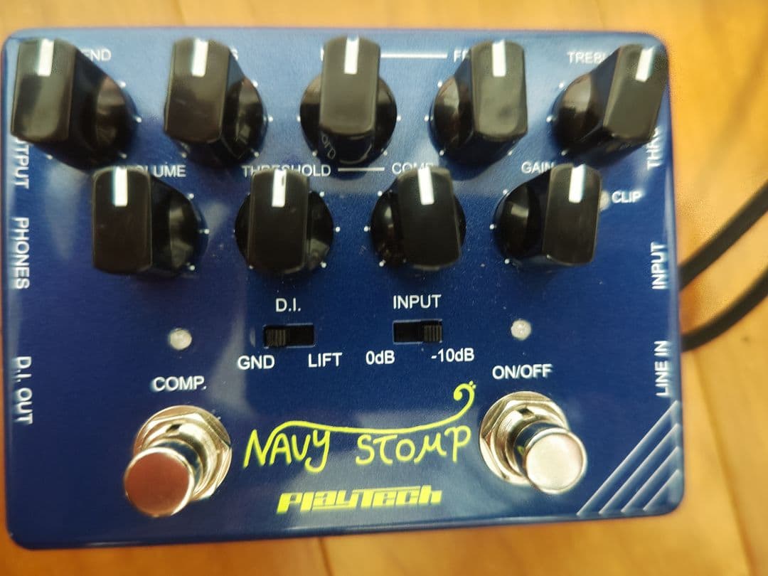 Playtech Navy Stomp ベース プリアンプ