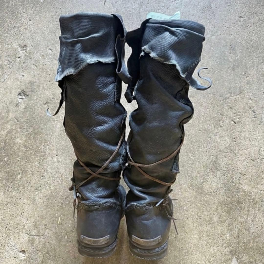 [初期]14thaddiction lace up leather boots