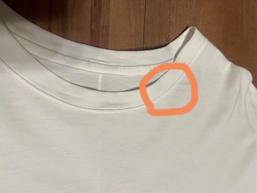 “VEGANATHLETIC\"ロゴフリルスリーブTシャツ