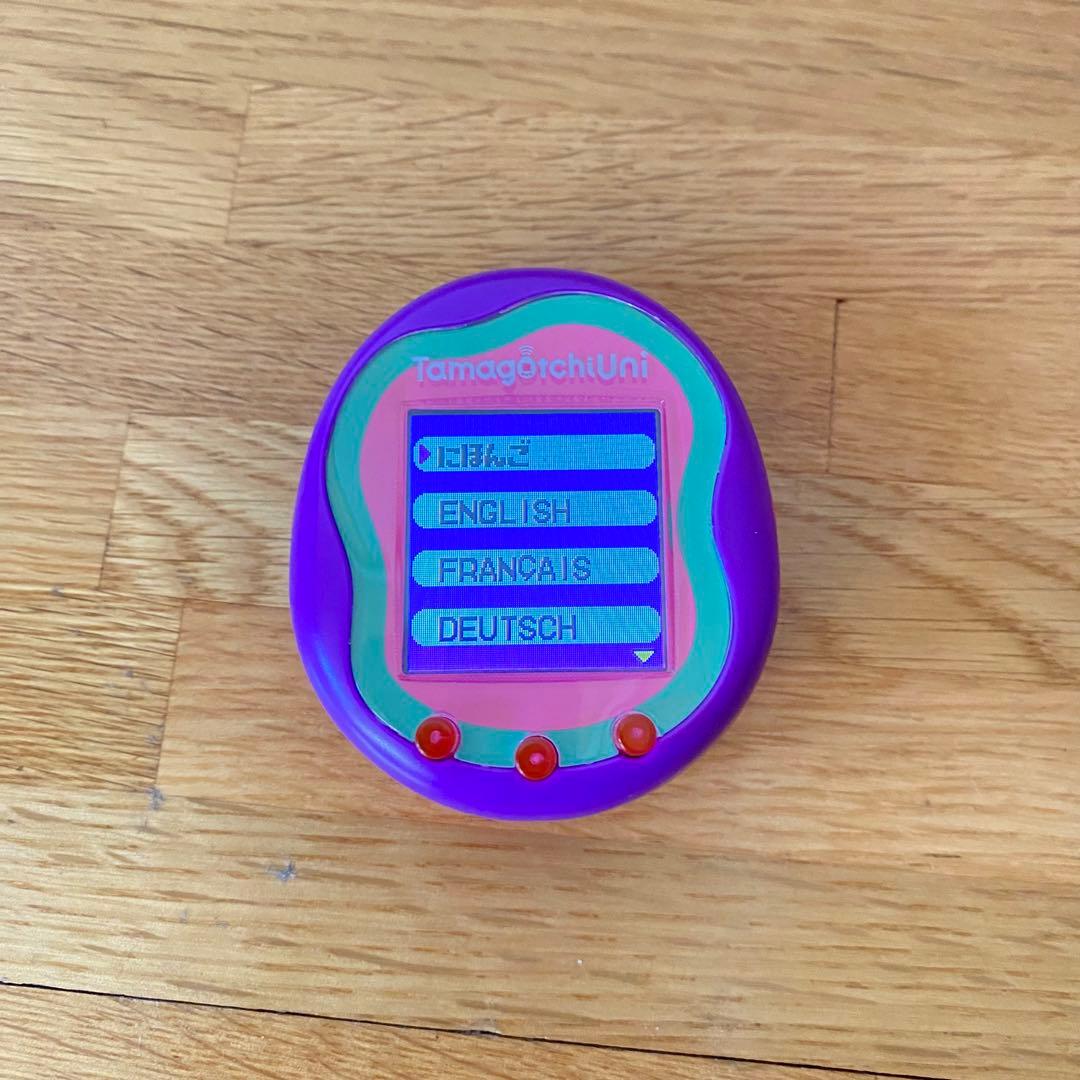 Tamagotchi Uni purple 海外版 動作確認済み