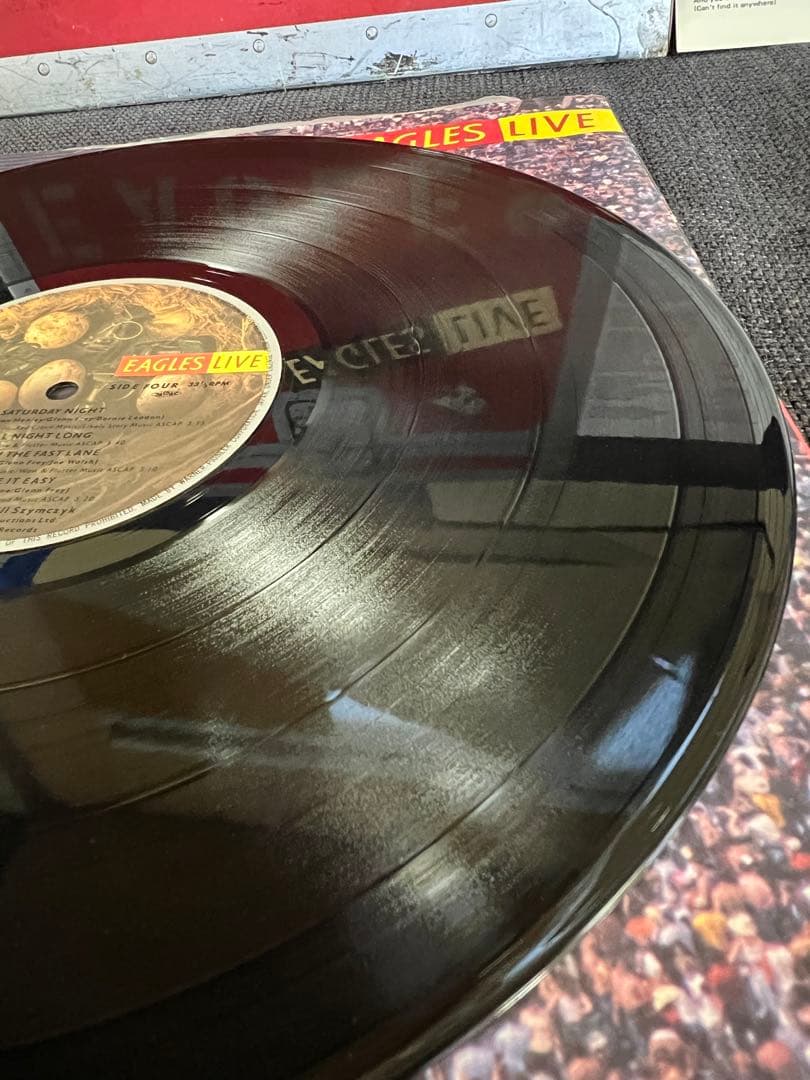 Eagles Live 2枚組LP 洋楽　ポスター付き 美盤　1980年