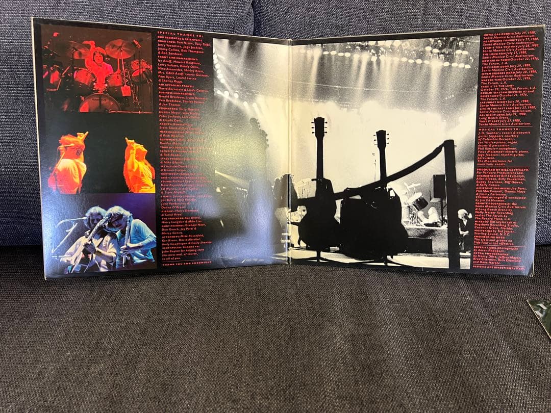 Eagles Live 2枚組LP 洋楽　ポスター付き 美盤　1980年