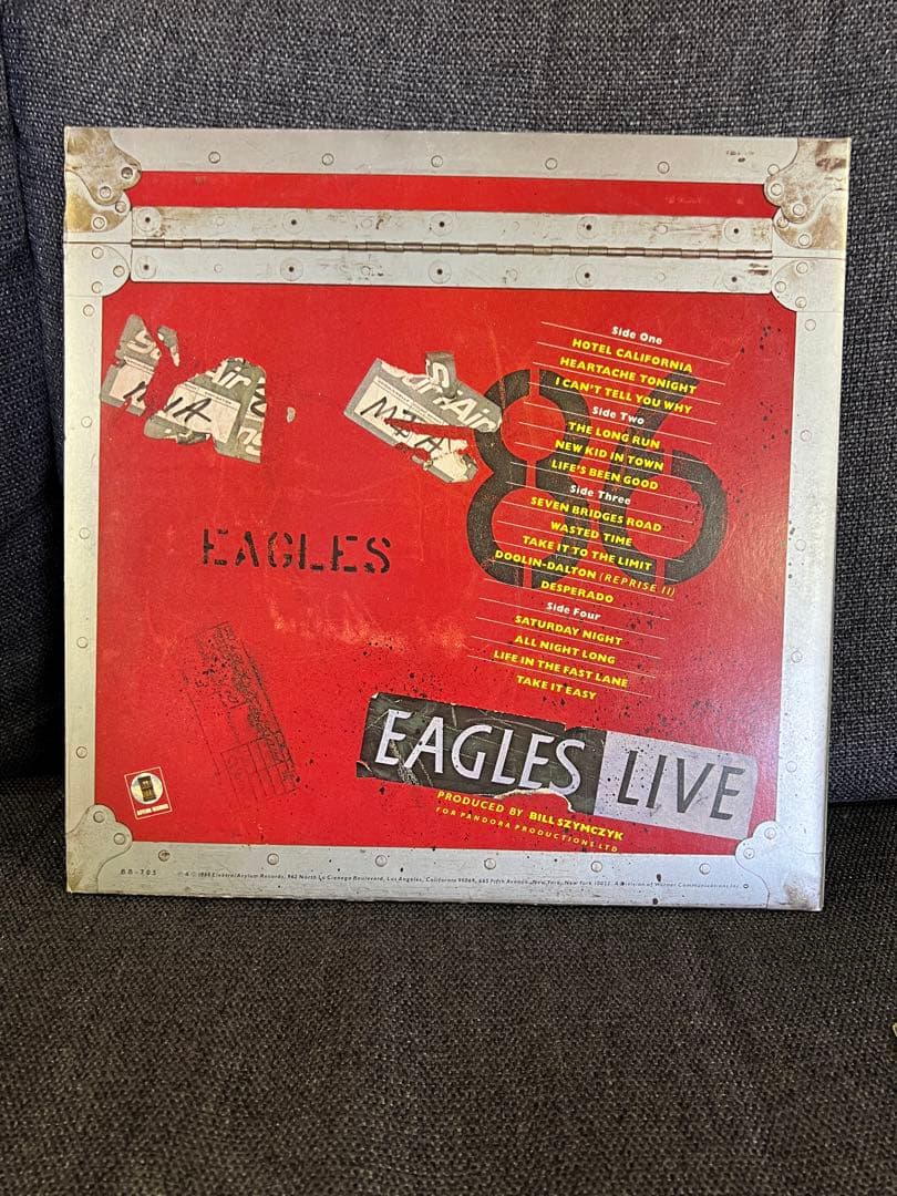 Eagles Live 2枚組LP 洋楽　ポスター付き 美盤　1980年